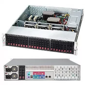 Supermicro SC216 BE1C-R920LPB - Rack - rack-mountable - 2U - verbessertes, erweitertes ATX - SATA/SAS - Hot-Swap 920 Watt - Black
