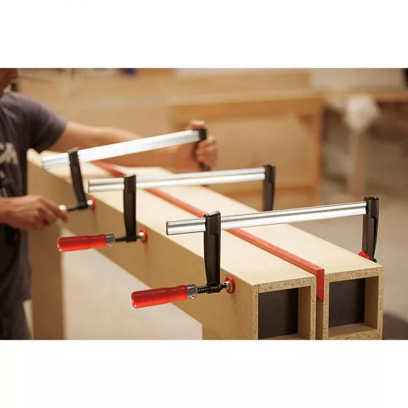 F-Schraubzwinge BESSEY TPN20BE 20 cm Aluminium Schwarz Rot