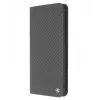 Handy-Buchhülle Tellur Carbon für iPhone XS – Schwarz