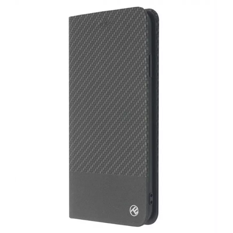 Handy-Buchhülle Tellur Carbon für iPhone XS – Schwarz