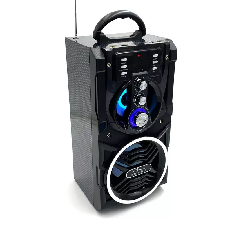 Stereo-Tragbarer Lautsprecher Media-Tech PARTYBOX BT MT3150 Schwarz