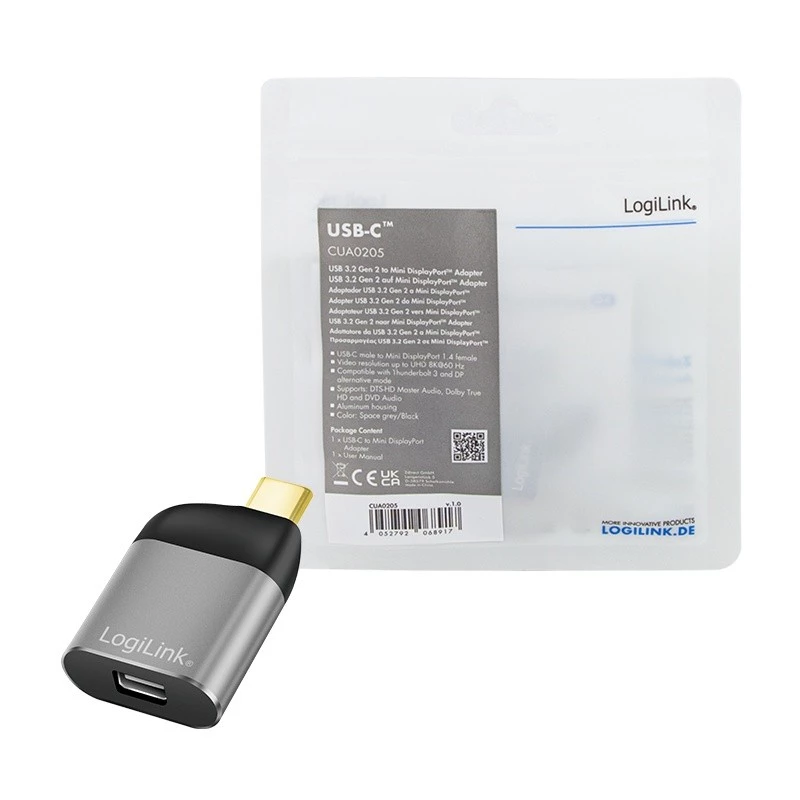 USB Typ-C Adapter auf mDP/B, 8K