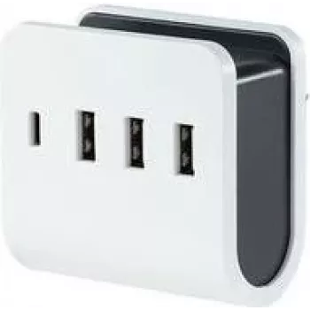 Ladegerät für Mobilgeräte REV 0020820103 Schwarz Weiß