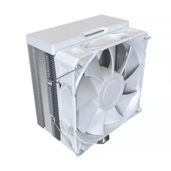 CPU-Luftkühler Montech NX400, 120-mm-Lüfter, Weiß, Maße 156×74×120 mm, TDP 270 W