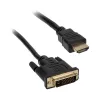 Videokabel-Adapter Akasa AK-CBHD06-20BK 2m DVI-D HDMI Schwarz