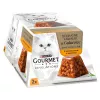 Nassfutter für Katzen Purina Nestlé Gourmet Revelations Chunks in Jelly mit Huhn 2 x 57 g, ausgewachsene Katzen, Protein 9%, Feuchtigkeit 83%