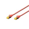 Netzwerkkabel Digitus CAT 6A S/FTP RJ-45 Cat6a 2m Rot
