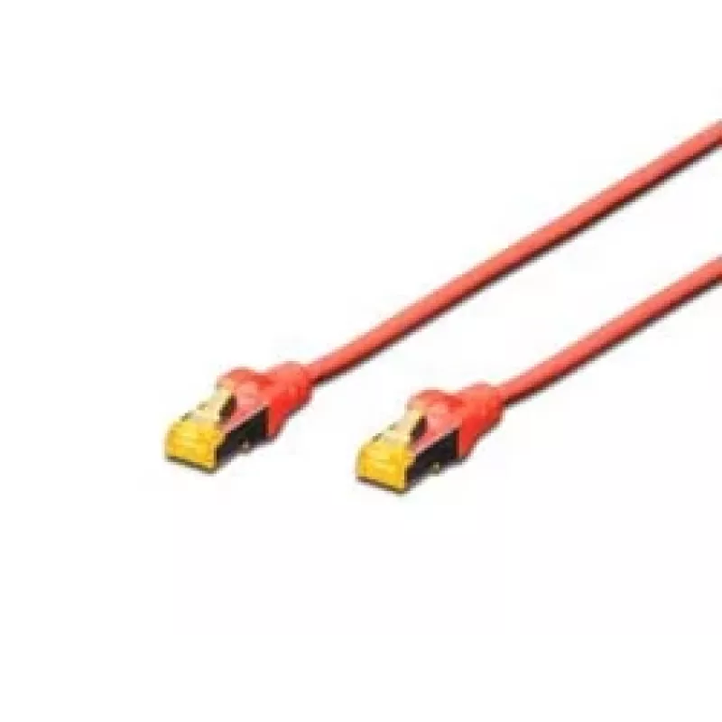 Netzwerkkabel Digitus CAT 6A S/FTP RJ-45 Cat6a 2m Rot