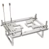Mini-Banktischgehäuse Streacom BC1 Mini V2 silber — kompakter Open-Frame-Rahmen