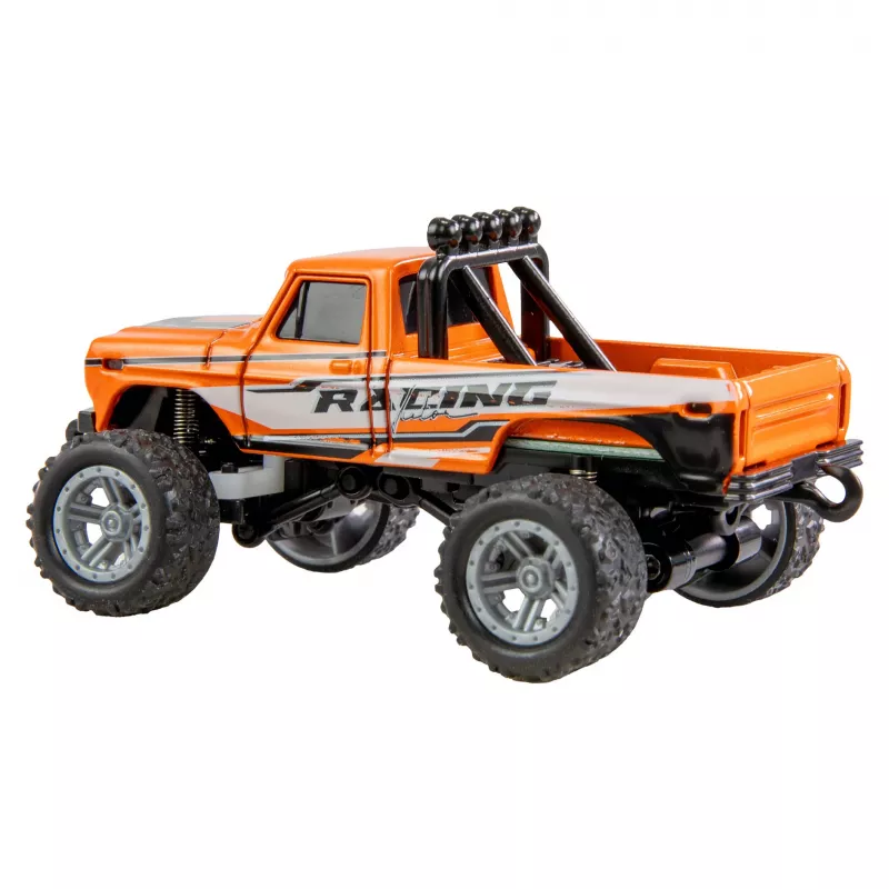 Ferngesteuerter Monstertruck Amewi DieCast 1:64 RTR Orange, Metallgehäuse, Ready-to-Run