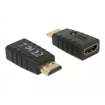 Adapter HDMI (Stecker) > HDMI (Buchse), EDID-Emulator (schwarz)