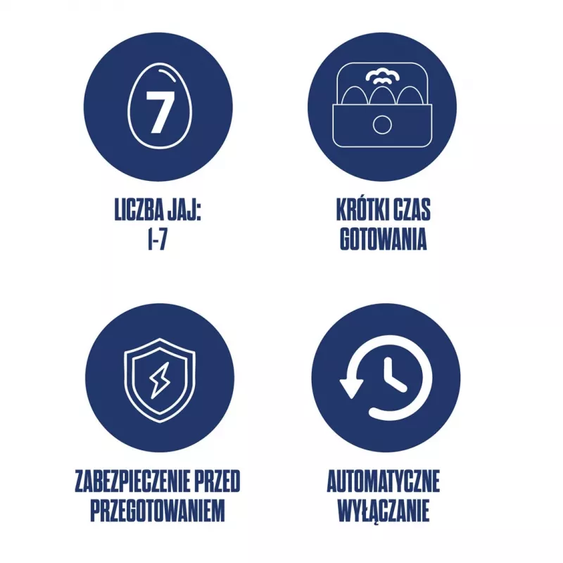 Eierkocher Westinghouse WKEB201EU — elektrischer Eierkocher für die Arbeitsplatte