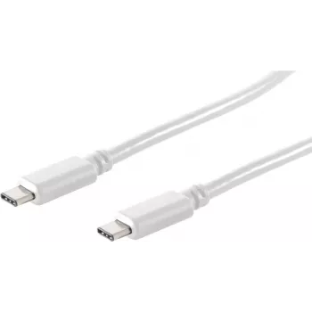 USB-Kabel S/CONN 13-45156 USB 3.2 Gen 2 1,5 m Weiß