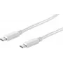 USB-Kabel S/CONN 13-45156 USB 3.2 Gen 2 1,5 m Weiß