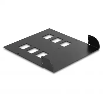 Montagerahmen DeLOCK 5,25 Zoll Metall-Einbaurahmen für 2 x Mobile Rack 47011 47005