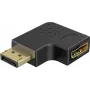 Goobay DisplayPort abgewinkelter Adapter 90° Links schwarz (77132)