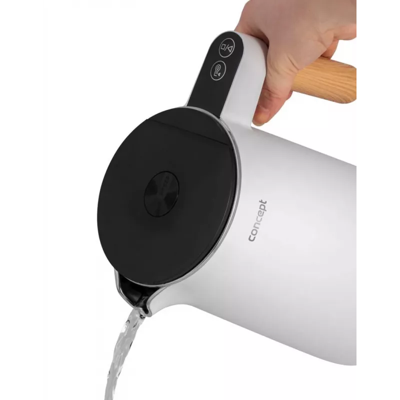 Edelstahl-Wasserkocher Weiß 1,5 l Salt & Pepper Concept RK3300