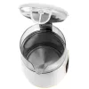 Wasserkocher Adler AD 1305WG — 1,7 l, 2200 W, Glas/Kunststoff, Weiß/Gold/Transparent