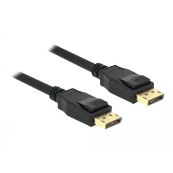 DeLOCK - DisplayPort-Kabel - DisplayPort (M) auf DisplayPort (M) - 1,5 m - 4K-Unterstützung - Schwarz (85508)