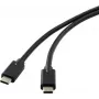 Renkforce RF-4531576 USB-Kabel 2 m USB 3.2 Gen 2 (3.1 Gen 2) USB-C Schwarz (RF-4531576)