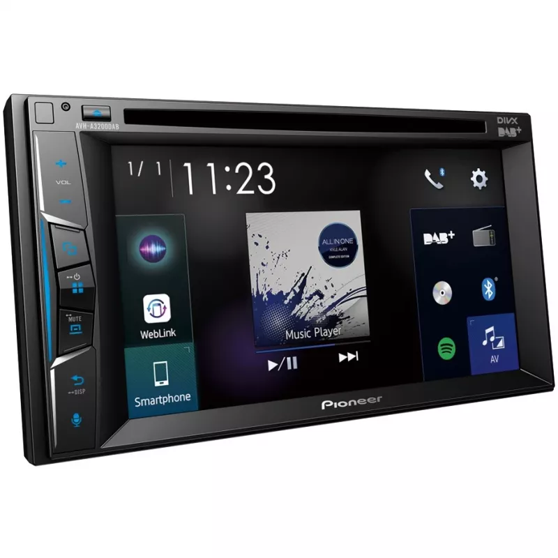 Car Media Receiver Pioneer AVH-A3200DAB Schwarz