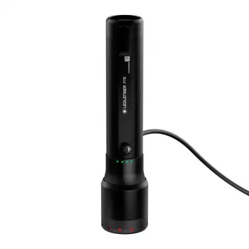 Handtaschenlampe Ledlenser P7R Schwarz wiederaufladbar LED 1000 Lumen, 3,7V 21700, IP68, 159 mm, 360 g