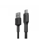 USB 2.0 Kabel Grün Cell KABGC23, USB A auf Micro-USB B, 0,3 m, schwarz