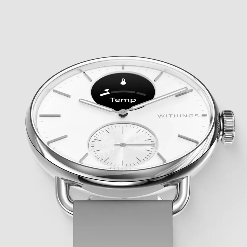 Withings ScanWatch 2 1,6 cm (0,63) OLED 38 mm Hybrid Edelstahl