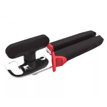 Deckelöffner Tefal K20705, ergonomisches Design, rutschfester Griff, schwarz, 464 g, spülmaschinengeeignet