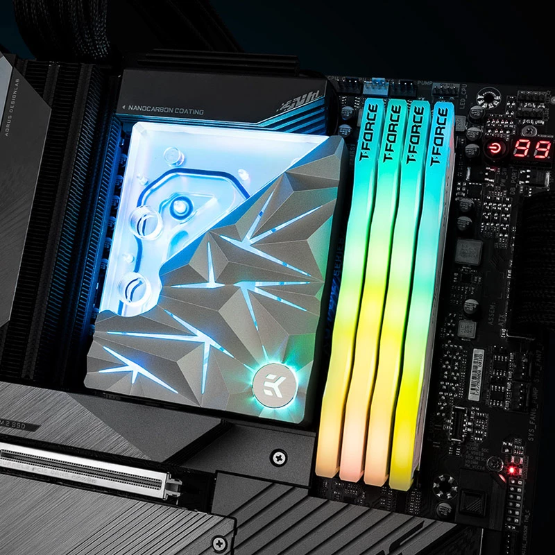 EK Water Blocks EK-Quantum Velocity² Edge D-RGB - AM5 Silber Special Edition