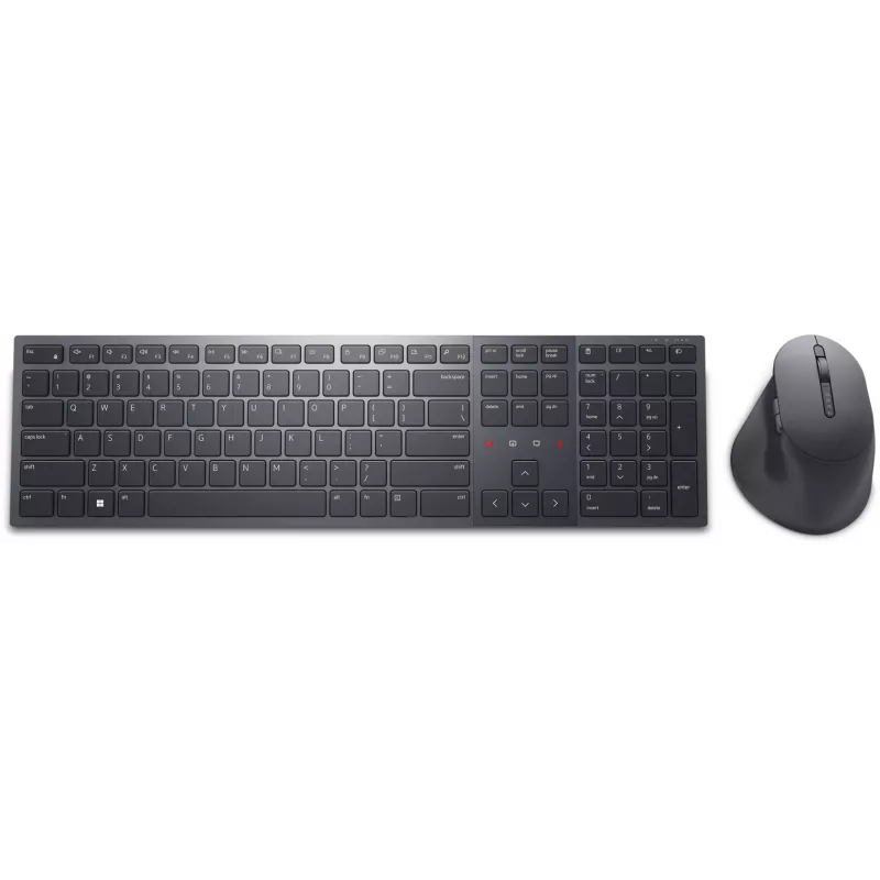 Dell Premier Collaboration Tastatur und Maus KM900 | Tastatur-Maus-Set | Kabellos | LT | Graphit | USB-A | Kabellose Verbindung