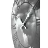 NeXtime klok 3037 Clouds, Ø39 cm, Wand, Schwarz