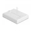 Breadboard DELOCK 18316 — lötfreies Prototyping-Board, Kunststoff, 36×46×10 mm, weiß