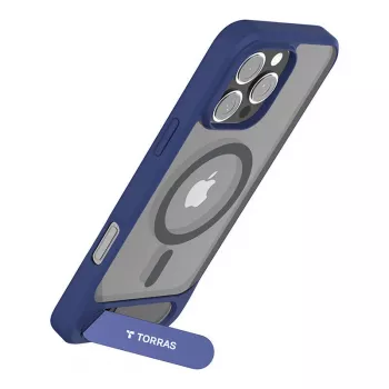 Torras Pstand Series Hülle für iPhone 16 Pro — Blau, schlank, leichte Schutzhülle