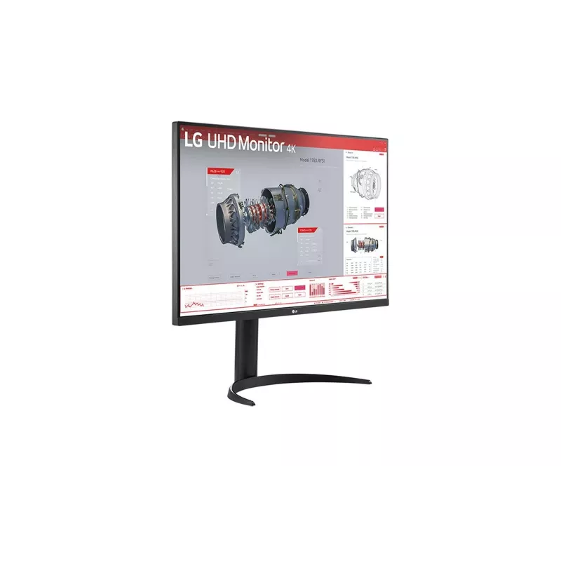 LG 32BR55UK-B | 31,5 Zoll | VA | UHD | 16:9 | 60 Hz | 4 ms | 3840 x 2160 Pixel | 250 cd/m² | HDMI-Anschlüsse Anzahl 2