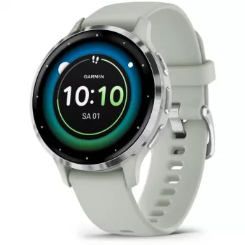Garmin Venu 3S 3,05 cm (1,2 inch) AMOLED 41 mm Digital 390 x 390 Pixel Touchscreen Grau, Silber Wi-Fi GPS (Satellit)