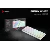 SAVIO PHENIX WHITE Kabellose Mechanische Tastatur, Gateron Red Pro, ABS