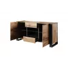 Cama Kommode WOOD Wotan-Eiche/Anthrazit