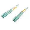 Tripp 2M 10Gb/100Gb Duplex Multimode 50/125 OM4 LSZH Glasfaser-Patchkabel LC/LC Aqua 2 Meter - Patchkabel - LC Multimode (M)