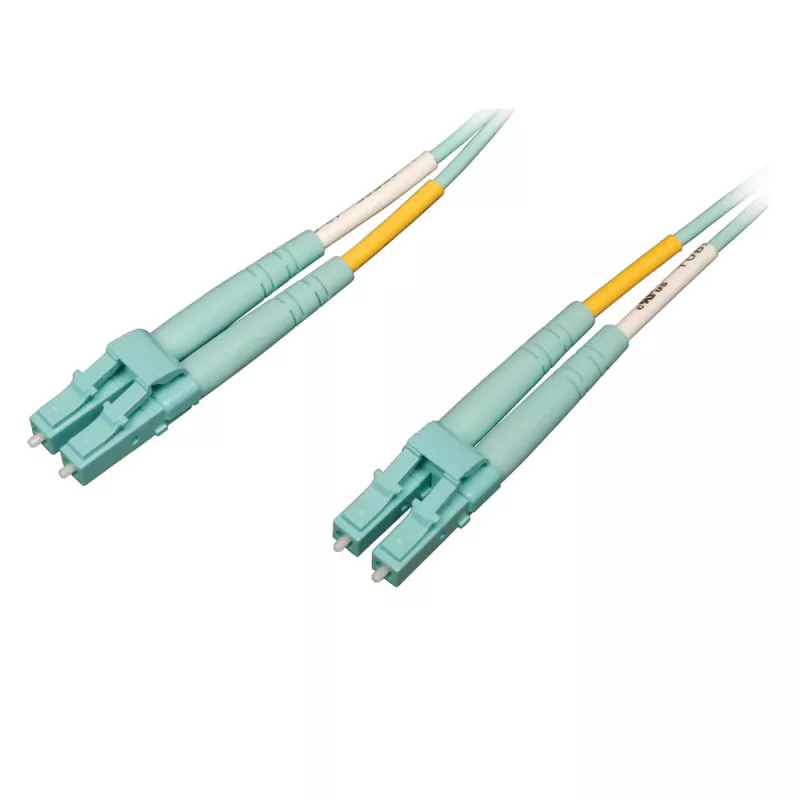Tripp 2M 10Gb/100Gb Duplex Multimode 50/125 OM4 LSZH Glasfaser-Patchkabel LC/LC Aqua 2 Meter - Patchkabel - LC Multimode (M)