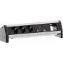BACHMANN DESK 3x Schutzkontakt-Steckdose 1x USB-Ladegerät 1x ABD GST18 (902.0253)