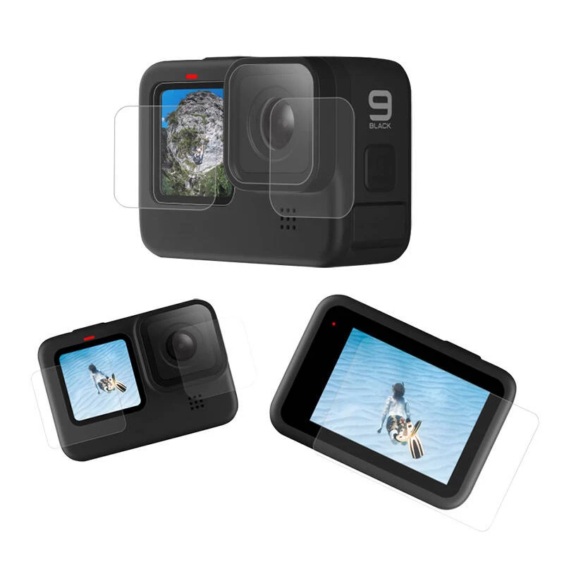 Gehärtetes Glas Bildschirm- und Objektivschutz Telesin für GoPro Hero 9 / Hero 10 (GP-FLM-901)