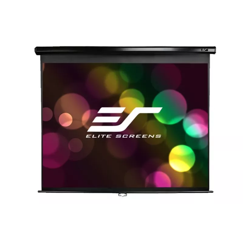 Manuelle Projektionsleinwand Elite Screens M128UWX 128 Zoll 16:10 — sichtbar 276 cm x 172,3 cm, gesamt 283,3 x 189,9 cm, 13,1 kg