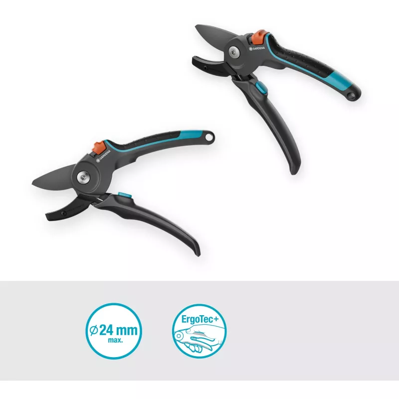 GARDENA Gartenschere PremiumCut Flex 12250-20 mit ergonomischem Griff und Leichtbauweise