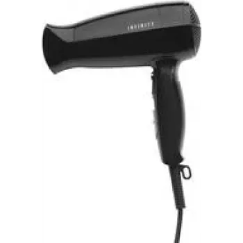 Haartrockner Melissa 16640144 1600 W, Schwarz, Kunststoffgehäuse, 230 V, kompakt 193×82×248 mm