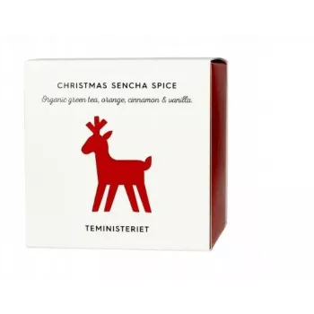 Weihnachts-Grüntee Sencha Spice, loser Tee, 100g - Teministeriet