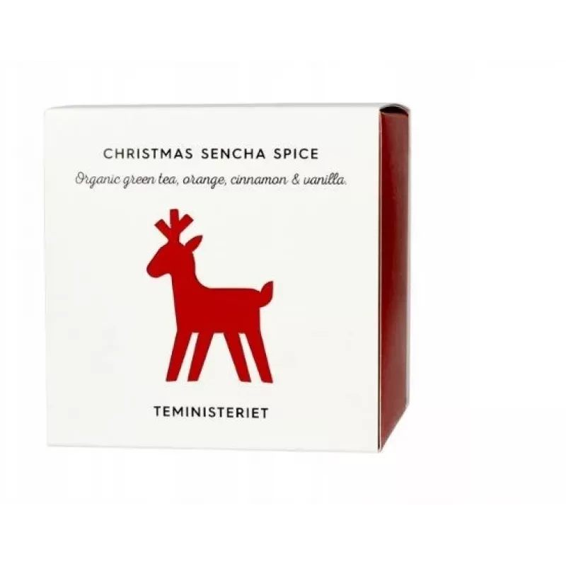 Weihnachts-Grüntee Sencha Spice, loser Tee, 100g - Teministeriet