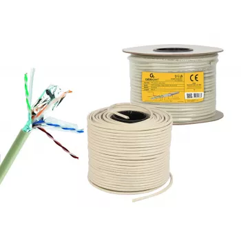 Gembird CAT6 FTP 100m Netzwerkkabel Grau F/UTP (FTP)