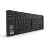 Wireless Tastatur Inca IBK-579BT Bluetooth 66 Tasten Metallic Silber