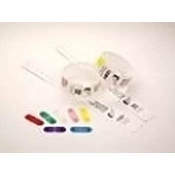Zebra Clips zur Verwendung mit QuickClip-Armbändern Rot